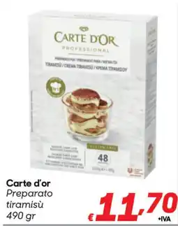 Pac Cash&Carry Carte d'or Preparato tiramisù offerta