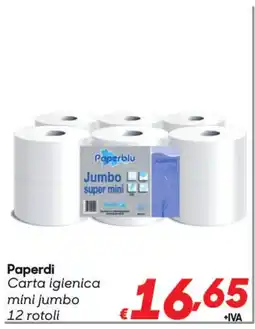 Pac Cash&Carry Paperdi carta igienica mini jumbo offerta