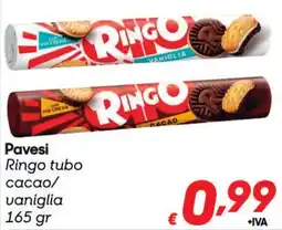 Pac Cash&Carry Pavesi Ringo tubo cacao/vaniglia offerta