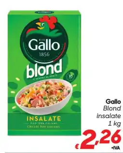 Pac Cash&Carry Gallo Blond insalate offerta
