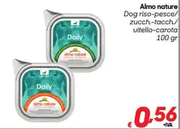 Pac Cash&Carry Almo nature Dog riso-pesce/zucch.-tacch./vitello-carota offerta
