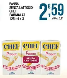 Sidis mini Panna senza lattosio Chef Parmalat offerta