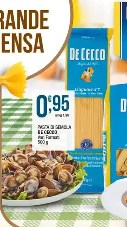 Sidis mini Pasta di semola De Cecco offerta