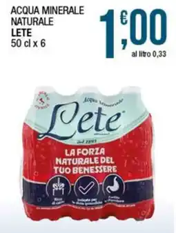 Sidis mini Acqua minerale naturale Lete offerta