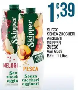 Sidis mini Succo senza zuccheri aggiunti Skipper Zuegg offerta