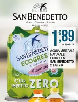 Sidis mini Acqua minerale naturale Ecogreen San Benedetto offerta