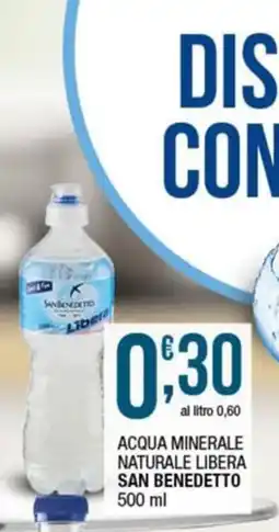 Sidis mini Acqua minerale naturale liberà San Benedetto offerta