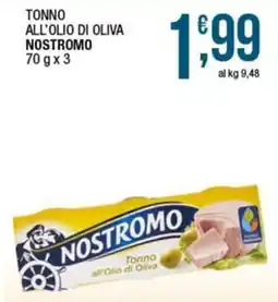 Sidis mini Tonno all'olio di oliva Nostromo offerta