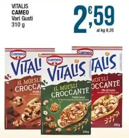 Sidis mini Vitalis Cameo Il Muesli Croccante offerta