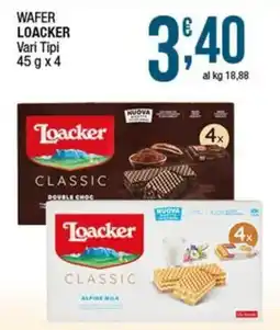 Sidis mini Wafer Loacker Classic offerta