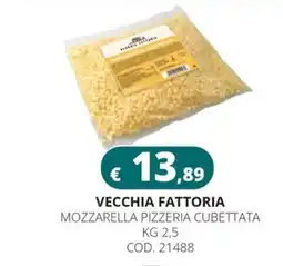 Altasfera Vecchia Fattoria Mozzarella Pizzeria Cubettata offerta