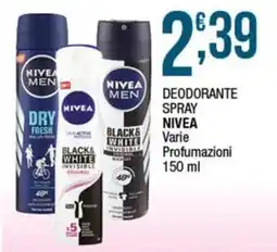 Sidis mini Deodorante spray Nivea offerta
