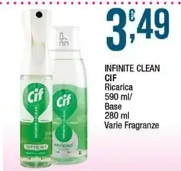 Sidis mini Cif Infinite Clean offerta