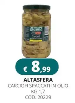 Altasfera AltaSfera Carciofi Spaccati in Olio offerta