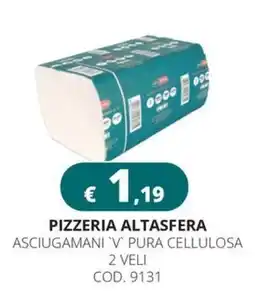 Altasfera Asciugamani 'V' pura cellulosa offerta