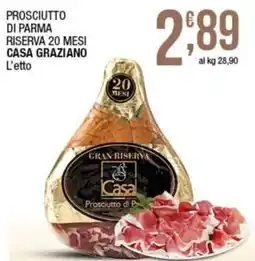 Sidis mini Prosciutto di Parma Gran Riserva Casa Graziano offerta