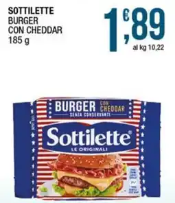 Sidis mini Sottilette burger con cheddar offerta