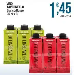Sidis mini Vino Tavernello Bianco/Rosso offerta