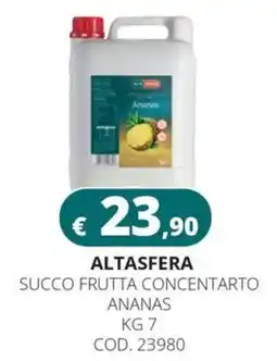 Altasfera Altasfera succo frutta concentrato ananas offerta
