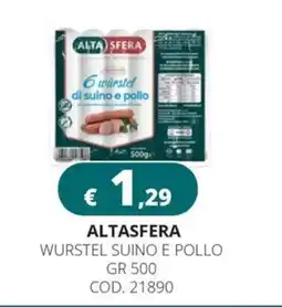 Altasfera Altasfera wurstel suino e pollo offerta