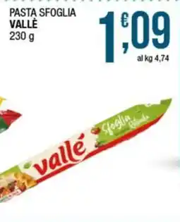 Sidis mini Pasta sfoglia Vallè offerta