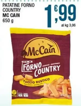 Sidis mini Patatine forno country McCain offerta