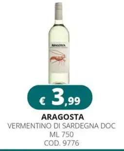Altasfera Aragosta Vermentino di Sardegna DOC offerta