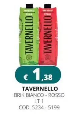 Altasfera Tavernello brik bianco - rosso offerta