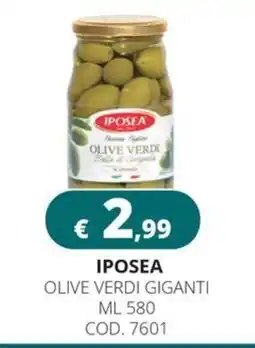 Altasfera Iposea olive verdi giganti offerta