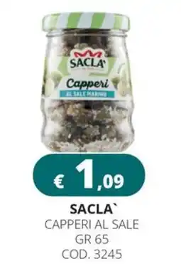 Altasfera Sacla capperi al sale offerta