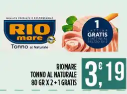 Euroesse Riomare tonno al naturale offerta