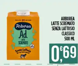 Euroesse Arborea latte scremato senza lattosio classico offerta