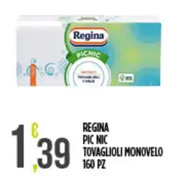Euroesse Regina Pic Nic tovaglioli monovelo offerta