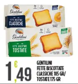 Euroesse Gentilini fette biscottate classiche offerta