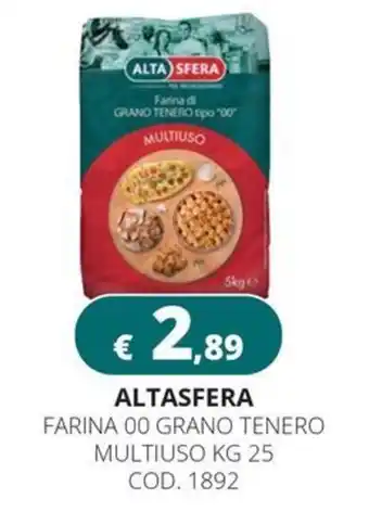 Altasfera farina 00 grano tenero multiuso