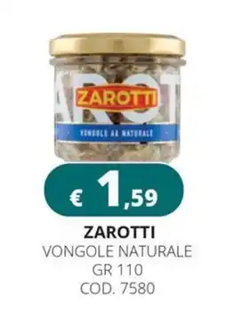 Altasfera Zarotti vongole naturale offerta