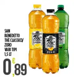 Euroesse San Benedetto Thè Classico Zero offerta