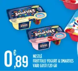 Euroesse Nestlé Fruttolo yogurt & Smarties offerta