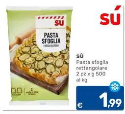 C+C Cash and Carry Sù pasta sfoglia rettangolare offerta