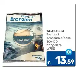 C+C Cash and Carry SEAS BEST filetto di branzino c/pelle offerta