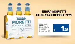 C+C Cash and Carry Birra Moretti filtrata a freddo offerta