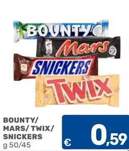 C+C Cash and Carry Bounty/ Mars/ Twix/ Snickers offerta