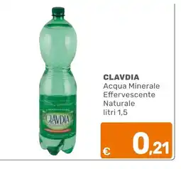 C+C Cash and Carry Acqua Minerale Effervescente Naturale Clavdia offerta