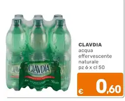 C+C Cash and Carry Clavdia acqua effervescente naturale offerta