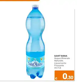 C+C Cash and Carry Acqua Minerale Naturale Lievemente Frizzante Sant'Anna offerta