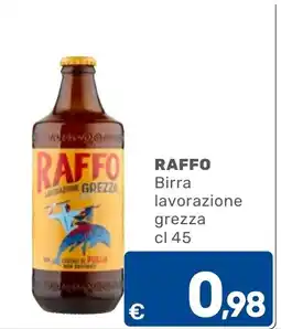 C+C Cash and Carry Raffo birra lavorazione grezza offerta