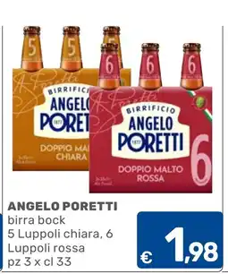 C+C Cash and Carry Angelo Poretti birra bock offerta