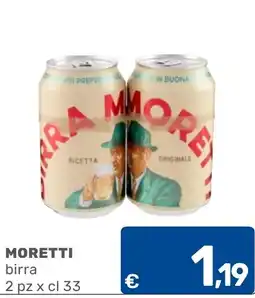 C+C Cash and Carry Moretti birra offerta