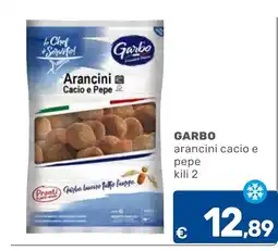 C+C Cash and Carry Garbo arancini cacio e pepe offerta