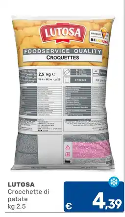 C+C Cash and Carry Lutosa Crocchette di patate offerta